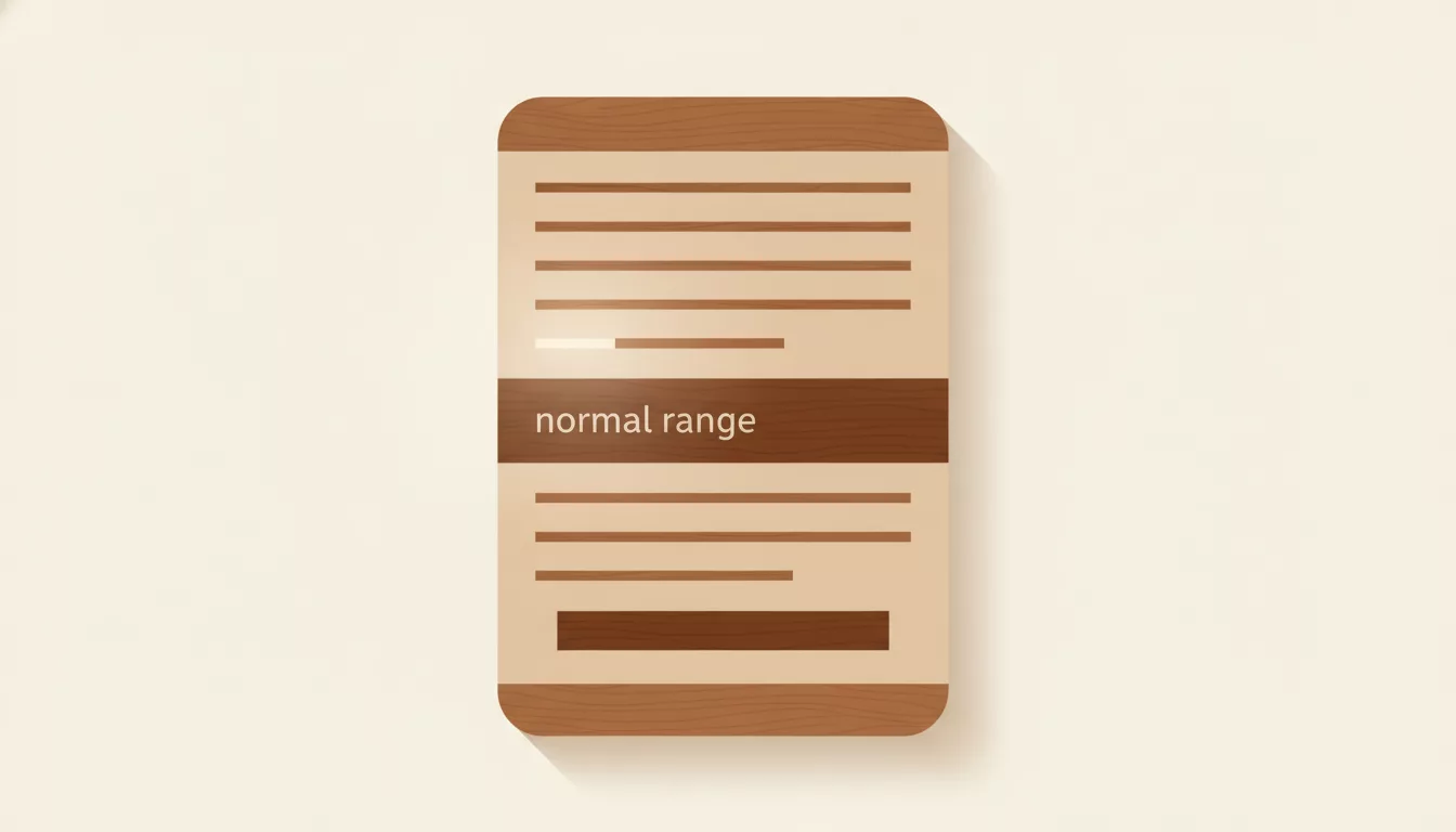 Compte rendu d'analyses avec une valeur signalée hors intervalle